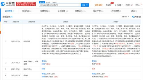 陸敏退出汽車之家關聯公司，龍泉接任 第二類增值電信業務中的信息服務業務展望